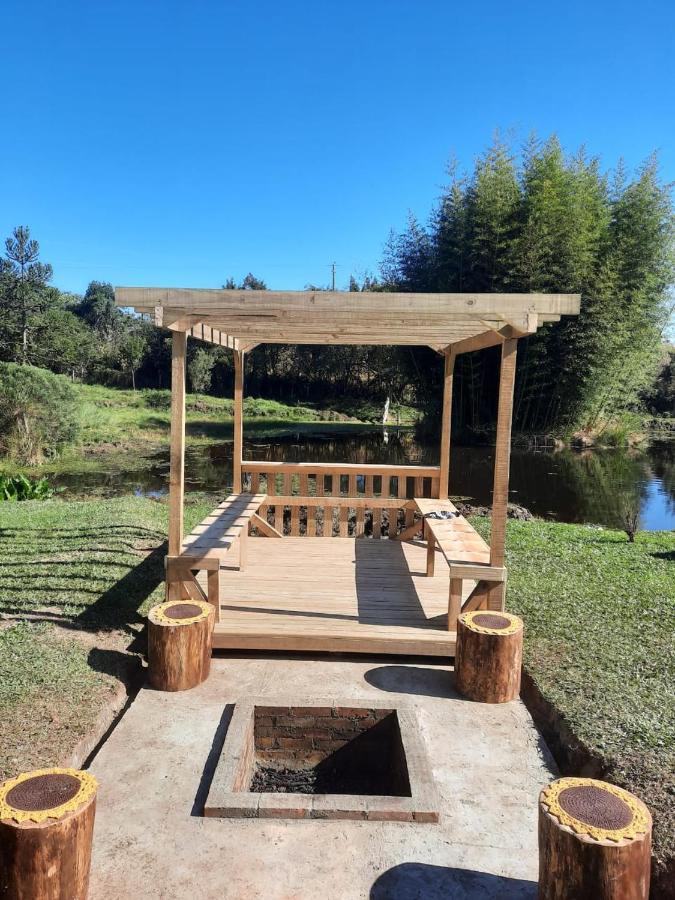 Villa Fazenda Tamandua Casa De Campo - Cabana Coragem à Rio Rufino Extérieur photo
